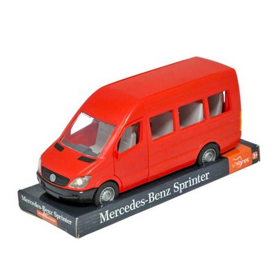 Автомобіль "Mercedes-Benz Sprinter" пасажирський (червоний) на планшетці 39705 (6) "Tigres" 119729 фото