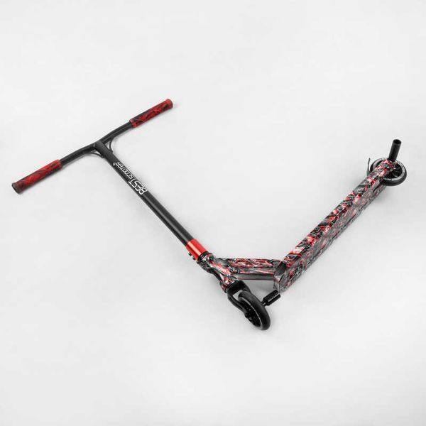Самокат трюковий Best Scooter BS-77488 HIC-система, ПЕГИ, алюмінієвий диск та дека , колеса PU, d = 110мм, ширина керма - 60 см 105678 фото