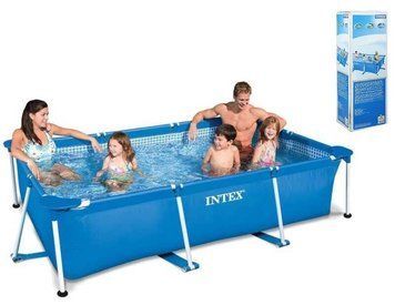 Intex Басейн каркасний 28272 NP (1) прямокут. /6+ років/ 300*200*75 см, у коробці 42520 фото