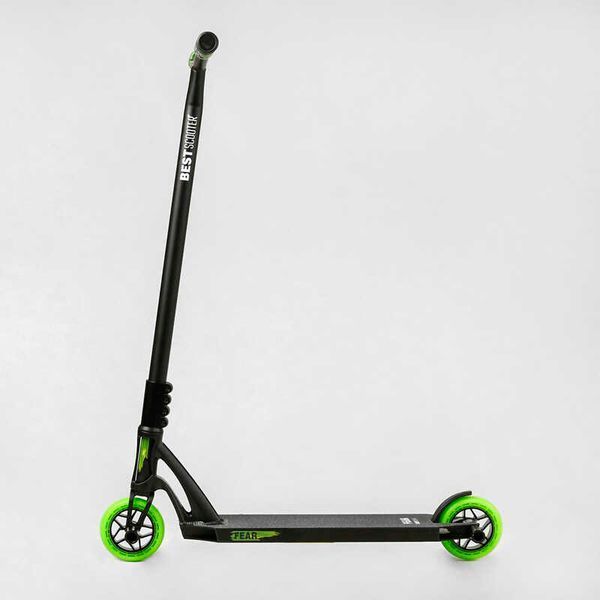 Самокат трюковий з поліуретановими колесами 115мм (МТ-60611) Best Scooter "FEAR" SCS-система, ПЕГІ алюмінієвий диск та дека 112902 фото