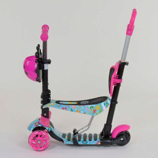 Самокат трехколесный 5в1 (26901) Best Scooter, PU колеса светятся 84217 фото
