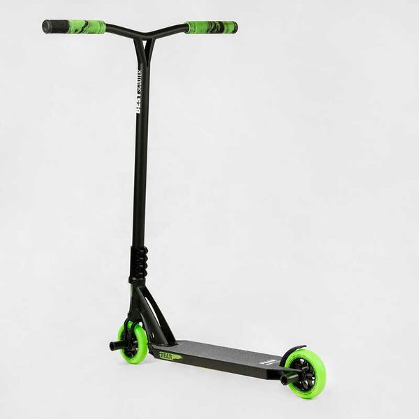 Самокат трюковий з поліуретановими колесами 115мм (МТ-60611) Best Scooter "FEAR" SCS-система, ПЕГІ алюмінієвий диск та дека 112902 фото