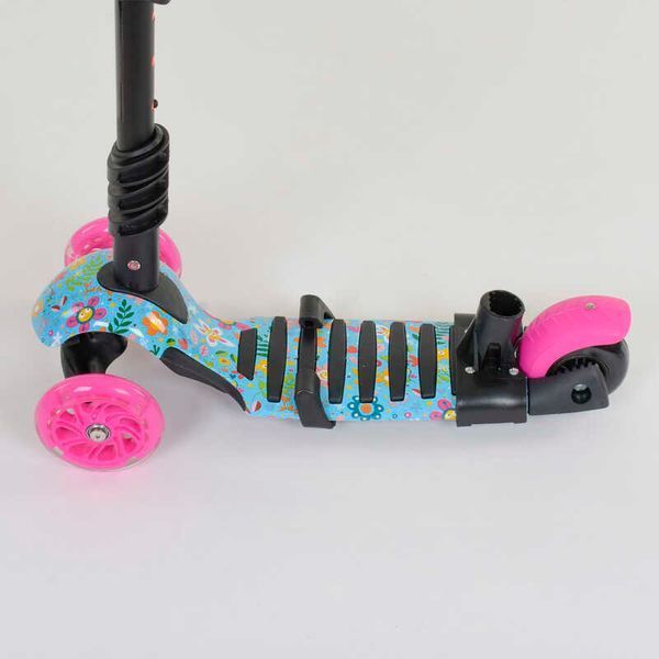 Самокат трехколесный 5в1 (26901) Best Scooter, PU колеса светятся 84217 фото