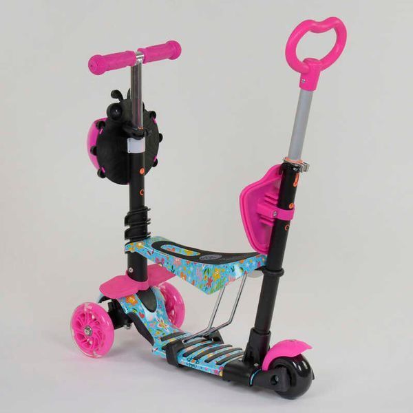 Самокат трехколесный 5в1 (26901) Best Scooter, PU колеса светятся 84217 фото