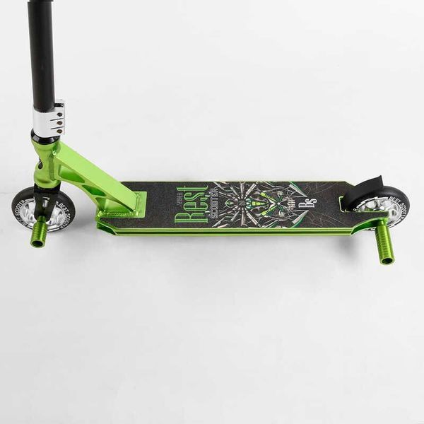 Самокат трюковий 53442 Best Scooter HIC-система, ПЕГИ, алюмінієвий диск та дека, колеса PU, d = 110мм 107488 фото