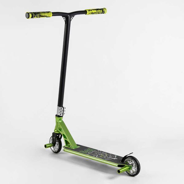 Самокат трюковий 53442 Best Scooter HIC-система, ПЕГИ, алюмінієвий диск та дека, колеса PU, d = 110мм 107488 фото