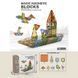 Конструктор магнітний 9903 (12/2) 78 деталей, в коробці 156198 фото