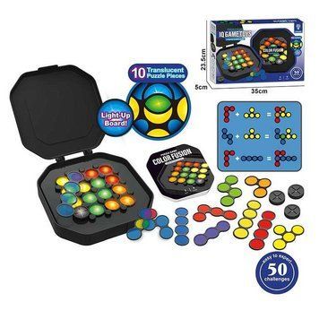 Логическая игра IQ 9 B (60/2) подсветка, инструкция, 50 уровней, инструкция, в коробке 169056 фото