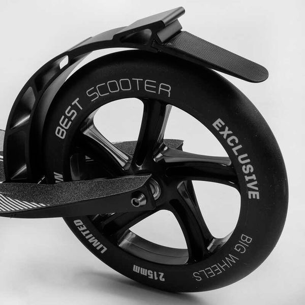 Самокат двоколісний з амортизатором "Best Scooter" (40824) колеса PU d переднє - 230мм, заднє - 215мм 105586 фото