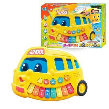 Піаніно музичне 51413 (60) "WToys" ОЗВУЧУВАННЯ УКРАЇНСЬКОЮ МОВОЮ, музичні ноти, цифри, мелодії, пісні, підсвічування, в коробці 168338 фото