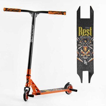 Самокат трюковый 53880 Best Scooter HIC-система, ПЕГИ, алюминиевый диск и дека, колёса PU, d=110мм 107487 фото