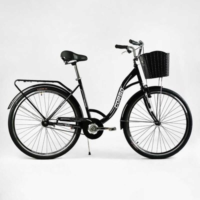 Велосипед городской Corso «FORTUNA» 28” FR-6788 (1) односкоростной, стальная рама 20”, корзина, багажник 154566 фото