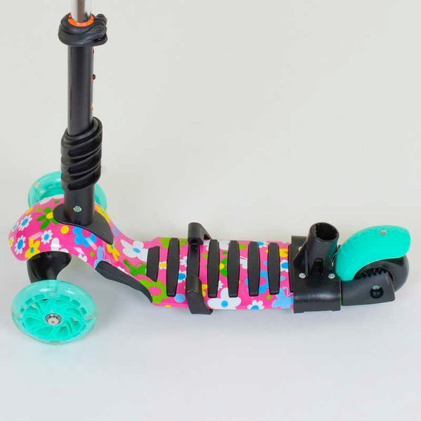 Трехколесный самокат 5в1 Best Scooter (43702) PU колеса, колеса светятся, в коробке 84219 фото