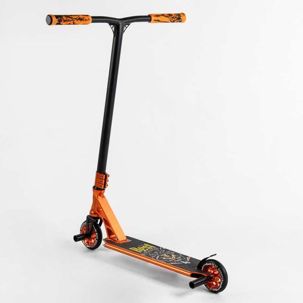 Самокат трюковий 53880 Best Scooter HIC-система, ПЕГИ, алюмінієвий диск та дека, колеса PU, d = 110мм 107487 фото