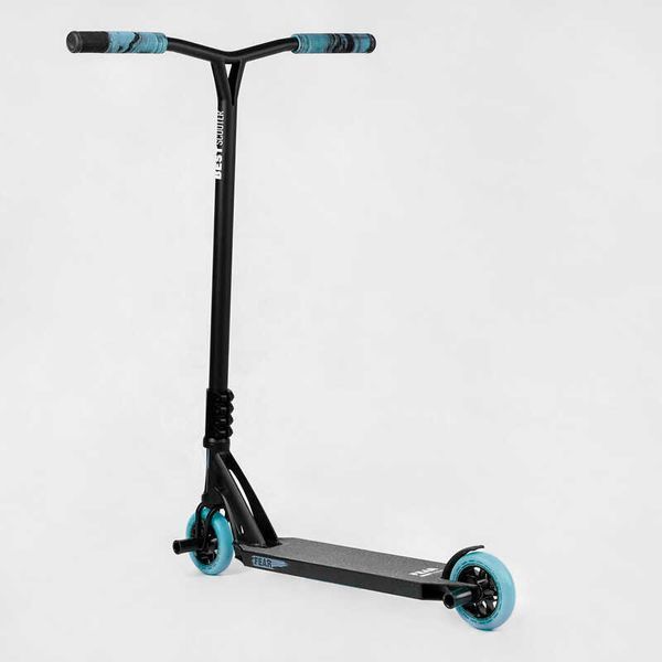Самокат трюковий з поліуретановими колесами 115мм (МТ-40488) Best Scooter "FEAR" SCS-система, ПЕГІ алюмінієвий диск та дека 112900 фото