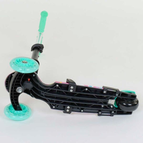 Трехколесный самокат 5в1 Best Scooter (43702) PU колеса, колеса светятся, в коробке 84219 фото