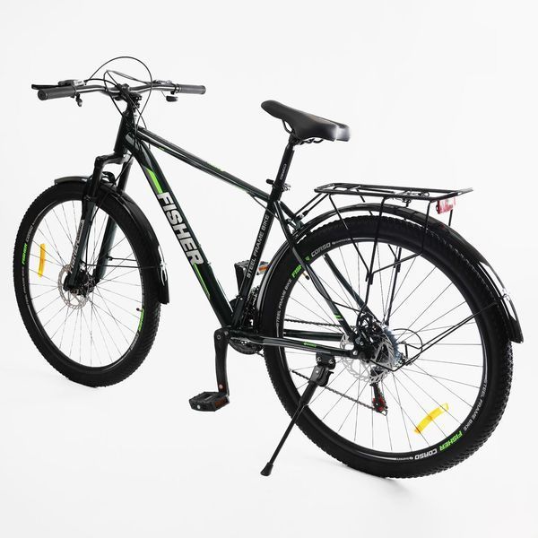 Велосипед Спортивный Corso Fisher 29" дюймов с оборудованием Shimano 21 скорость (FS-31182) рама стальная 21", собран на 75% 177328 фото