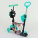 Трехколесный самокат 5в1 Best Scooter (43702) PU колеса, колеса светятся, в коробке 84219 фото 1