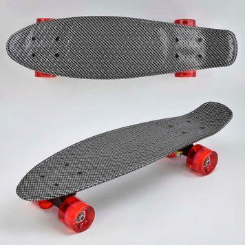 Скейт Пенні борд S 00171 Best Board, колеса PU, d = 6см, світяться 67934 фото