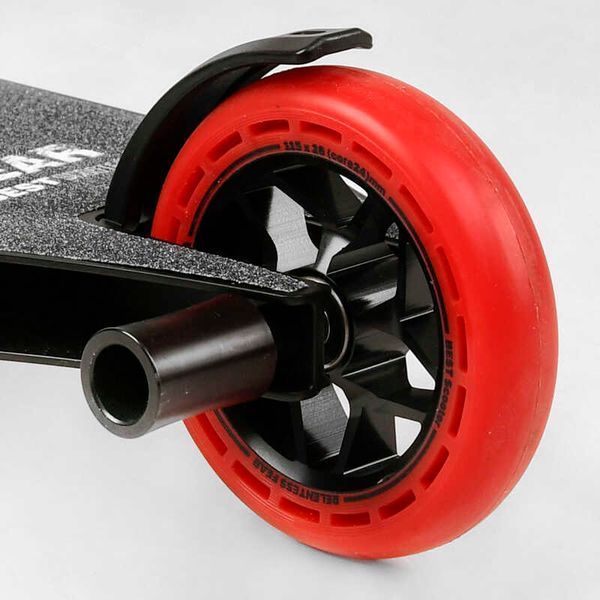 Самокат трюковий з поліуретановими колесами 115мм (МТ-50599) Best Scooter "FEAR" SCS-система, ПЕГІ алюмінієвий диск та дека 112901 фото
