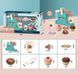 Детская кофемашина со звуком и подсветкой (XS 21097) 13 элементов, посуда, вкусности, кофейные капсулы 149227 фото