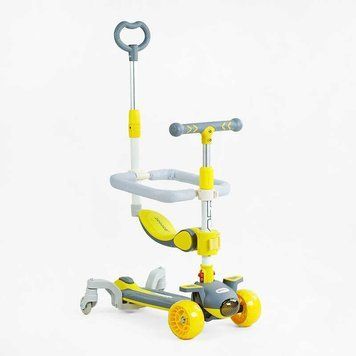 Самокат велобег 5в1 Skyper (J-06118) колеса со светом, музыка и подсветка платформы, защитный бампер. 144386 фото