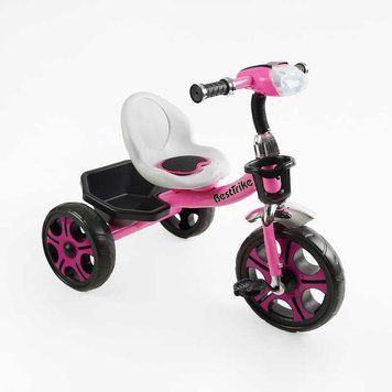 Дитячий трьохколісний велосипед (BS-22603) Best Trike колеса EVA переднє 12&rsquo;&rsquo;, заднє 10&rsquo;&rsquo;, сталева рама, фара з музикою та світлом 168717 фото