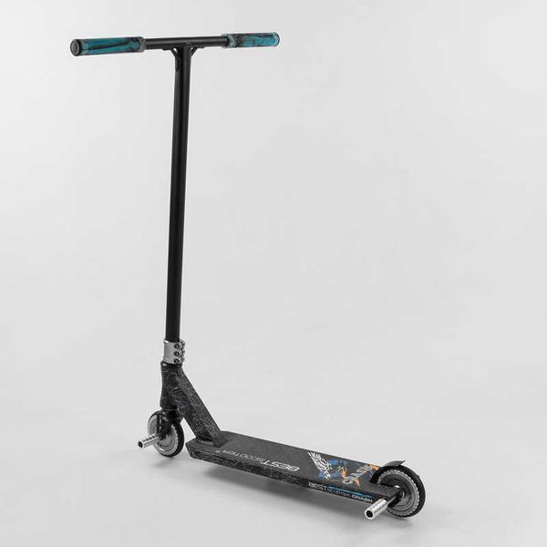 Самокат трюковый 37890 Best Scooter "CRASH" HIC-система, ПЕГИ, алюминиевый диск и дека, колёса 110мм PU, ширина руля - 57 см, в коробке 102312 фото