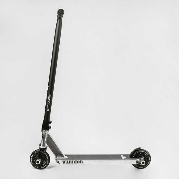 Самокат трюковый Т-30401 Best Scooter "Warrior", HIC-система, ПЕГИ, алюминиевый диск и дека, колёса PU, d=120мм, ширина руля 58 см 112764 фото