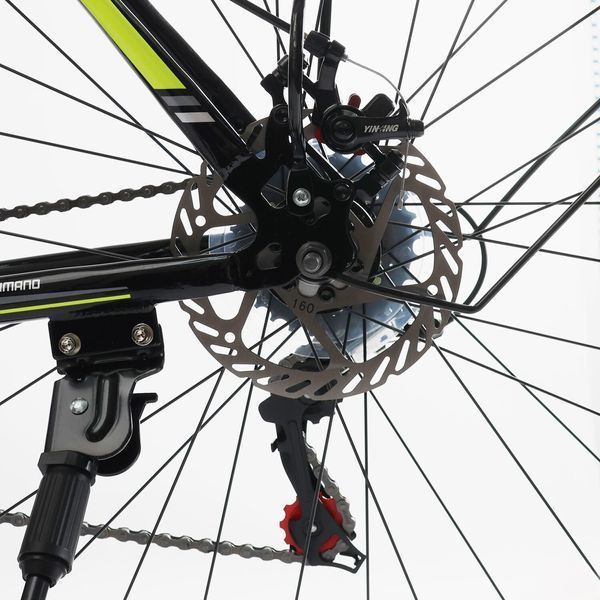 Велосипед Спортивный Corso Fisher 29" дюймов с оборудованием Shimano 21 скорость (FS-70190) рама стальная 21", собран на 75% 177327 фото