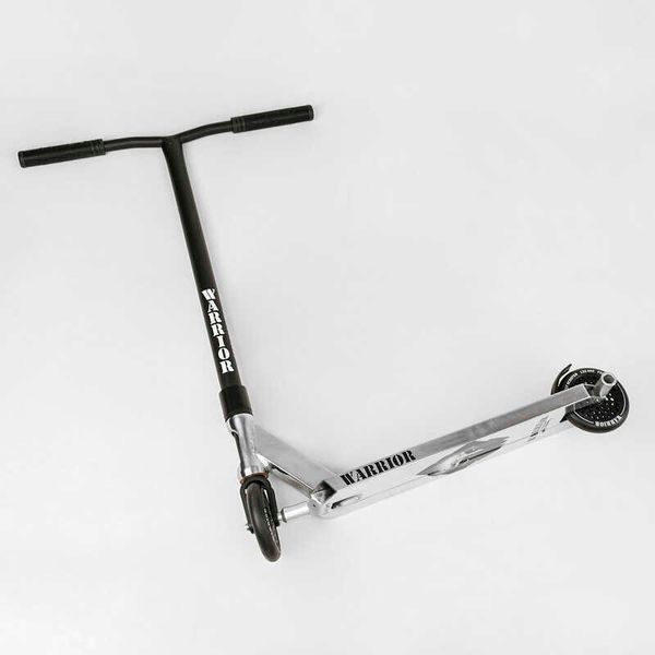Самокат трюковый Т-30401 Best Scooter "Warrior", HIC-система, ПЕГИ, алюминиевый диск и дека, колёса PU, d=120мм, ширина руля 58 см 112764 фото