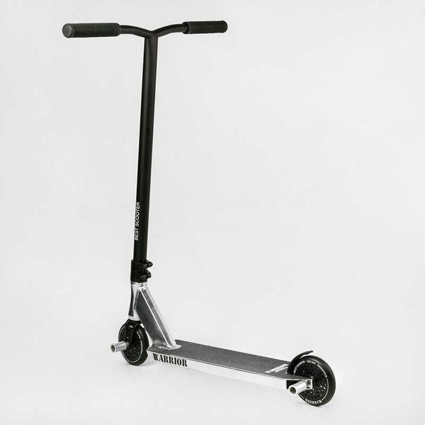 Самокат трюковый Т-30401 Best Scooter "Warrior", HIC-система, ПЕГИ, алюминиевый диск и дека, колёса PU, d=120мм, ширина руля 58 см 112764 фото