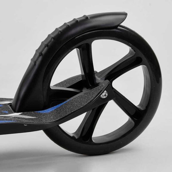 Самокат двухколесный с амортизатором (60490) "Best Scooter" зажим руля, колеса PU - 20 см 103471 фото