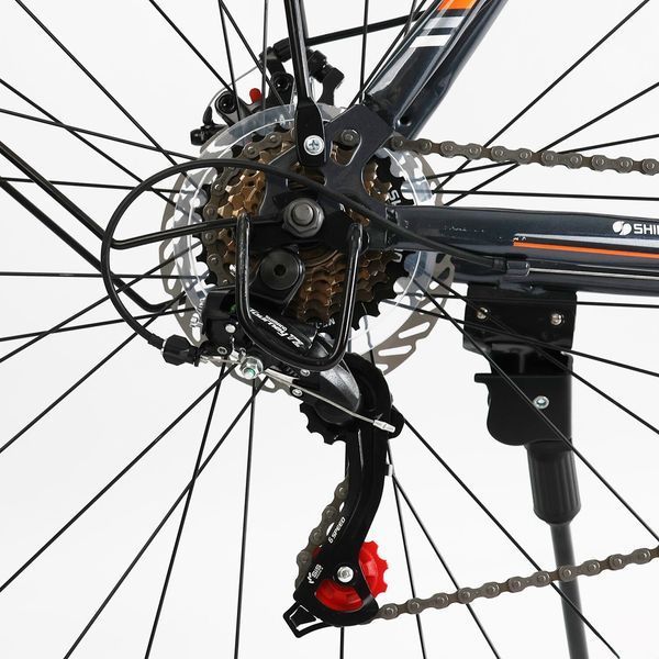 Велосипед Спортивный Corso Fisher 29" дюймов с оборудованием Shimano 21 скорость (FS-83260) рама стальная 21", собран на 75% 177325 фото