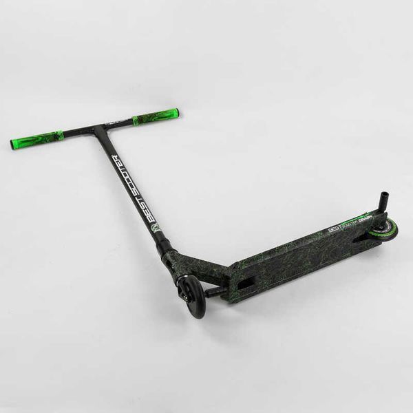Самокат трюковый 41747 Best Scooter "CRASH" HIC-система, ПЕГИ, алюминиевый диск и дека, колёса 110мм PU, ширина руля - 57 см, в коробке 102313 фото