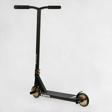 Самокат трюковый Т-50615 Best Scooter "Warrior", HIC-система, ПЕГИ, алюминиевый диск и дека, колёса PU, d=120мм, ширина руля 58 см 112766 фото