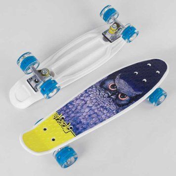 Пенні борд із колесами що світяться S 29855 Best Board колеса PU d = 4.5 см, дошка = 55 см 97407 фото