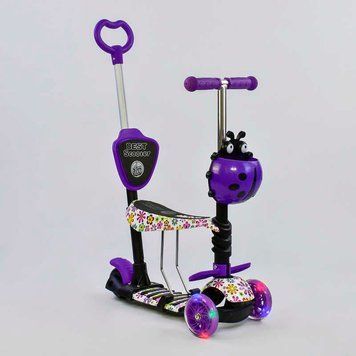 Самокат детский 5в1 97240 Best Scooter, PU колеса с подсветкой 74058 фото
