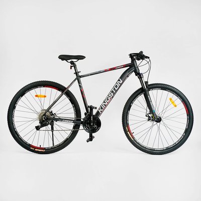 Велосипед Спортивный Corso "Kingston" 29" (KN-29125) рама алюминиевая 21" оборудование L-TWOO 27 скоростей, собрано на 75 127947 фото