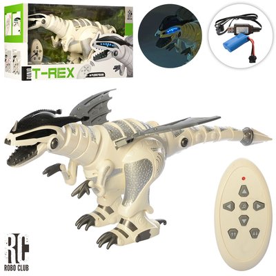 Динозавр на радиоуправлении T-Rex с звуковыми и световыми эффектами (M 5476+) D 34 фото