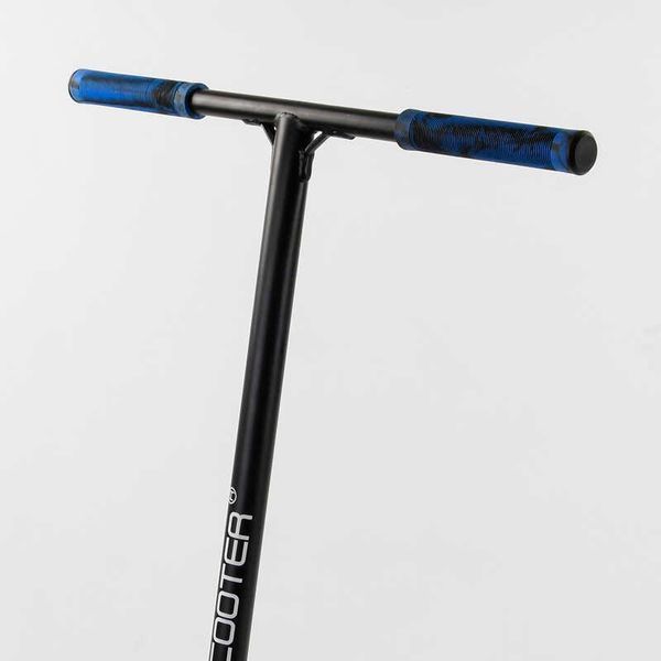 Самокат трюковий 44374 Best Scooter "SIMBIOTE" HIC-система, ПЕГИ, алюмінієвий диск і дека, колеса 120 мм PU, ширина керма - 57 см, в коробці 102310 фото