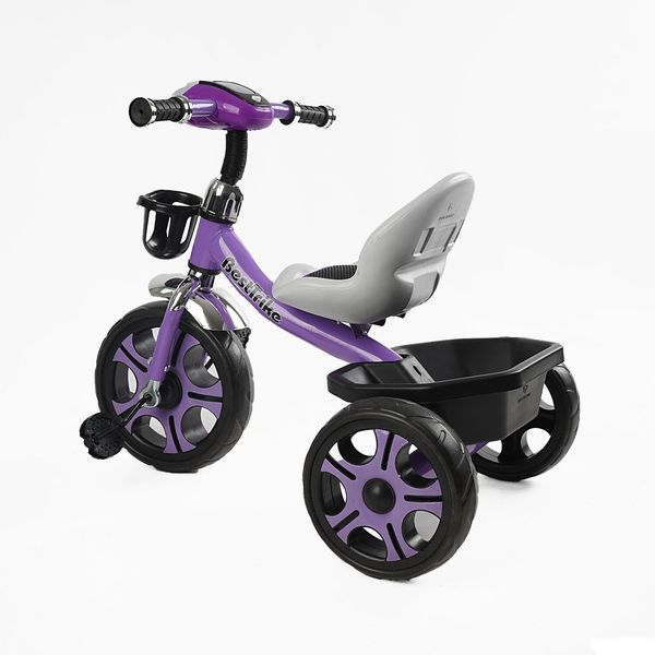 Детский трехколесный велосипед (BS-27102) Best Trike колеса EVA переднее 12&rdquo;, заднее 10&rdquo;, стальная рама, фара с музыкой и светом 168718 фото
