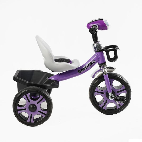 Детский трехколесный велосипед (BS-27102) Best Trike колеса EVA переднее 12&rdquo;, заднее 10&rdquo;, стальная рама, фара с музыкой и светом 168718 фото