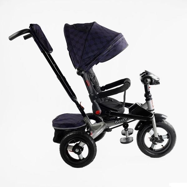 Дитячий велосипед з батьківською ручкою (6088 F &ndash; 702-15) Best Trike поворотне сидіння, складне кермо, музична фара з USB, Bluetooth, пульт 164867 фото