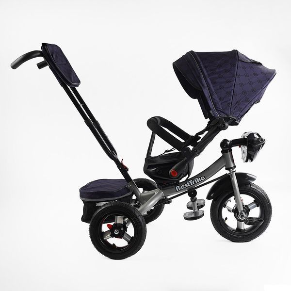 Дитячий велосипед з батьківською ручкою (6088 F &ndash; 702-15) Best Trike поворотне сидіння, складне кермо, музична фара з USB, Bluetooth, пульт 164867 фото