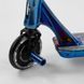 Самокат трюковий 44374 Best Scooter "SIMBIOTE" HIC-система, ПЕГИ, алюмінієвий диск і дека, колеса 120 мм PU, ширина керма - 57 см, в коробці 102310 фото 7