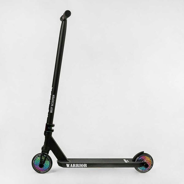 Самокат трюковый Т-60738 Best Scooter "Warrior", HIC-система, пеги, алюминиевый диск и дека, колёса PU d=120мм 112767 фото