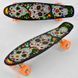 Скейт Пенни борд Р 15909 Best Board, доска=55см, колёса PU, СВЕТЯТСЯ, d=6см 74536 фото