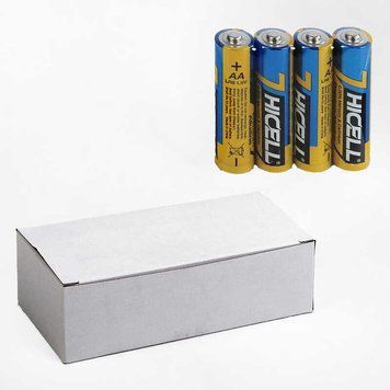 Батарейки &ldquo;Hicell&rdquo; C 66688 (20) Alcaline, пальчикові, АА 1,5V, ЦІНА ЗА 60 ШТУК В БЛОЦІ 156961 фото