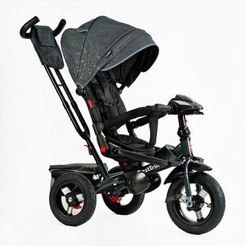 Дитячий велосипед з батьківською ручкою (6088 F &ndash; 980-66) Best Trike , фара музична з USB, Bluetooth надувні колеса, пульт включення світла і звука 150259 фото